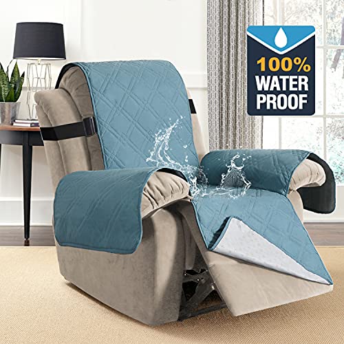 PrimeBeau Waterproof Recliner Cover Non-Slip Fabric Protector for Standard and Large Recliners