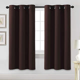 PrimeBeau Essential Blackout Thermal Insulated Curtain Drapes Set of 2 panels, 42 Series