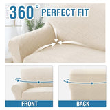 PrimeBeau Wind Bell Pattern Jacquard 1 Piece Stretch Sofa Covers Furniture Protector