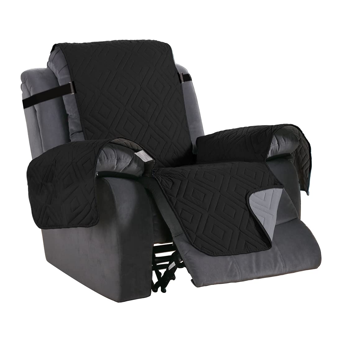 PrimeBeau New Diamond Quilted Recliner Covers Water Resistant  Protector