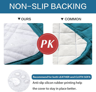 PrimeBeau Waterproof Recliner Cover Non-Slip Fabric Protector for Large Recliners