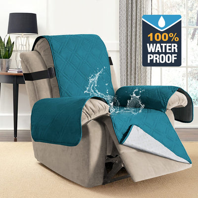 PrimeBeau Waterproof Recliner Cover Non-Slip Fabric Protector for Large Recliners