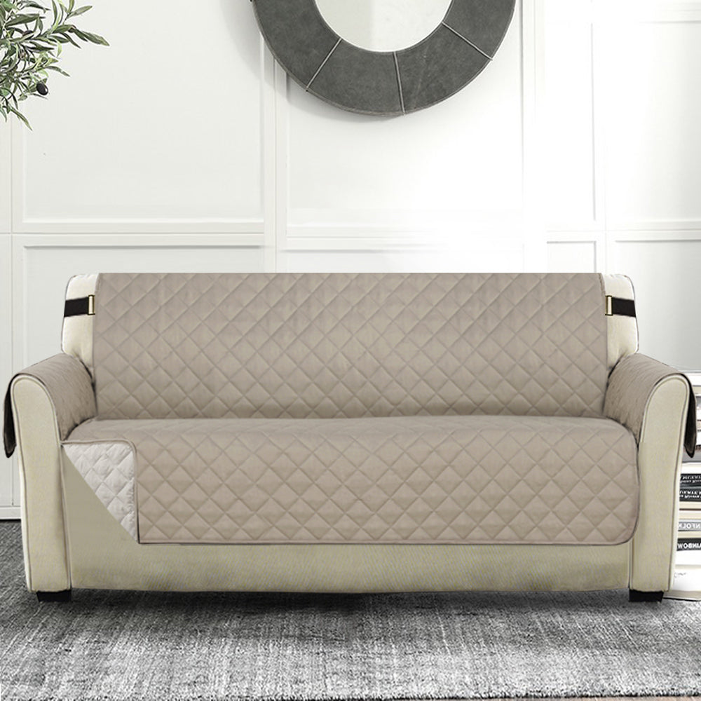 1-Piece Water Resistant Extra Large Sofa 3-Seater Slipcover