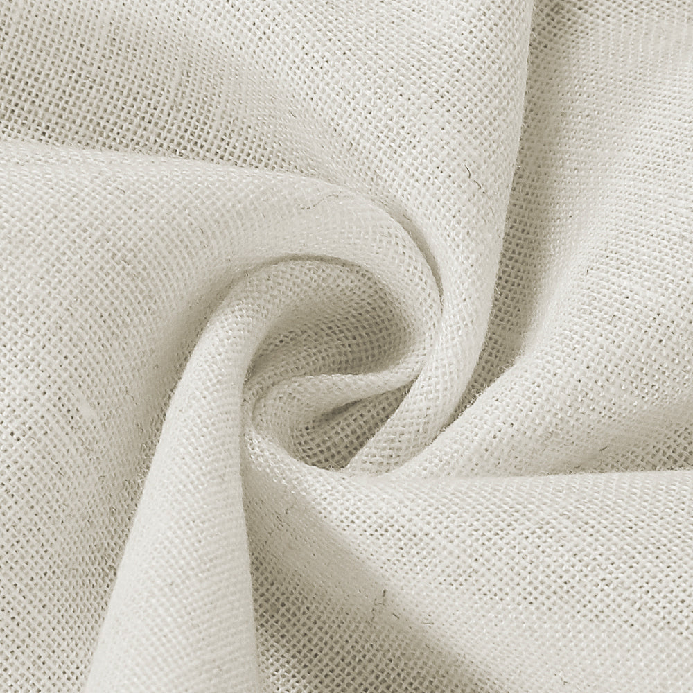 Rod Pocket Natural Linen Mixed Sheers Sold by 2 (52'' x 108'')