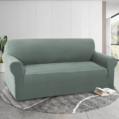 1-Piece Jacquard 4 Seater Sofa Slipcover